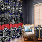 ANZAC Day Canterbury Bankstown Bulldogs Window Curtain Military Memorial Aboriginal Indigenous Art
