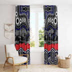 ANZAC Day Canterbury Bankstown Bulldogs Window Curtain Military Memorial Aboriginal Indigenous Art