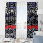 ANZAC Day Canterbury Bankstown Bulldogs Window Curtain Military Memorial Aboriginal Indigenous Art