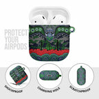 ANZAC Day Canberra Raiders AirPods Case Military Memorial Aboriginal Indigenous Art