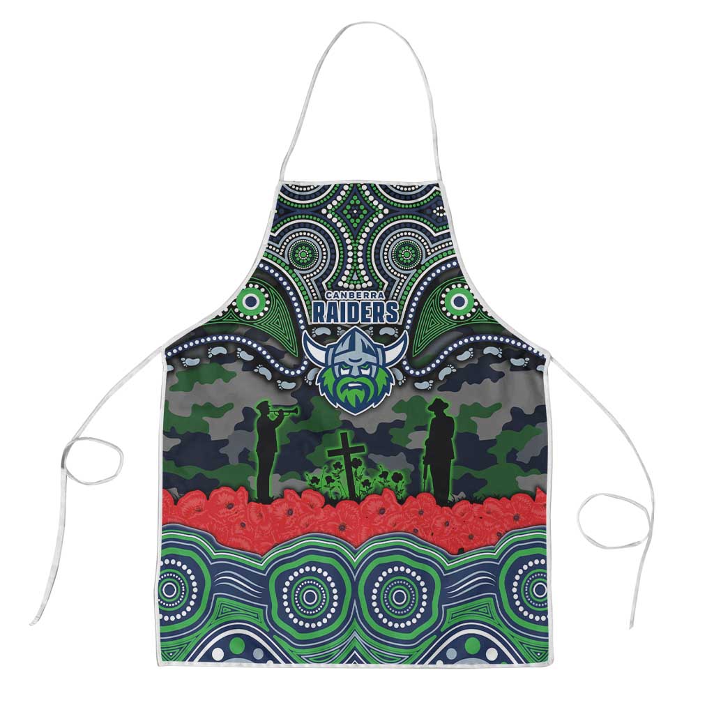 ANZAC Day Canberra Raiders Apron Military Memorial Aboriginal Indigenous Art