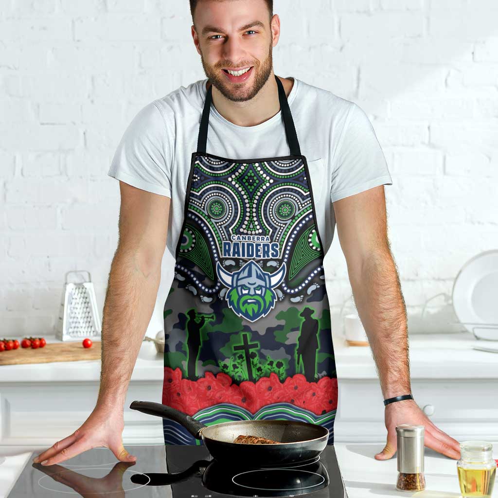 ANZAC Day Canberra Raiders Apron Military Memorial Aboriginal Indigenous Art