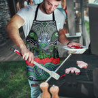 ANZAC Day Canberra Raiders Apron Military Memorial Aboriginal Indigenous Art