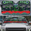 ANZAC Day Canberra Raiders Auto Sun Shade Military Memorial Aboriginal Indigenous Art