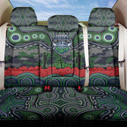 ANZAC Day Canberra Raiders Back Car Seat Cover Military Memorial Aboriginal Indigenous Art