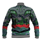 ANZAC Day Canberra Raiders Baseball Jacket Military Memorial Aboriginal Indigenous Art