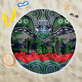 ANZAC Day Canberra Raiders Beach Blanket Military Memorial Aboriginal Indigenous Art