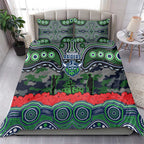 ANZAC Day Canberra Raiders Bedding Set Military Memorial Aboriginal Indigenous Art