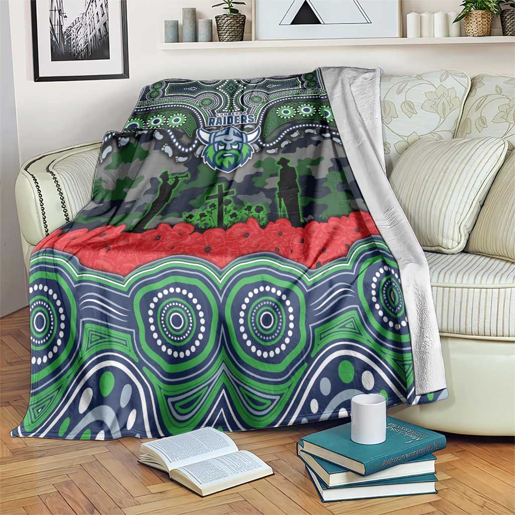 ANZAC Day Canberra Raiders Blanket Military Memorial Aboriginal Indigenous Art