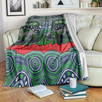 ANZAC Day Canberra Raiders Blanket Military Memorial Aboriginal Indigenous Art