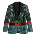 ANZAC Day Canberra Raiders Blazer Military Memorial Aboriginal Indigenous Art