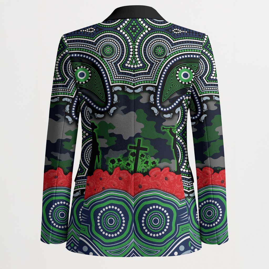 ANZAC Day Canberra Raiders Blazer Military Memorial Aboriginal Indigenous Art