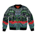 ANZAC Day Canberra Raiders Bomber Jacket Military Memorial Aboriginal Indigenous Art