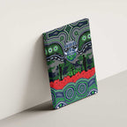 ANZAC Day Canberra Raiders Canvas Wall Art Military Memorial Aboriginal Indigenous Art