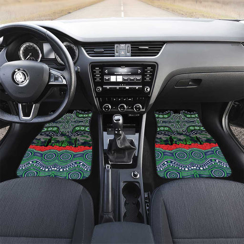 ANZAC Day Canberra Raiders Car Mats Military Memorial Aboriginal Indigenous Art