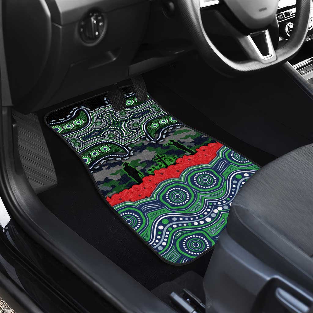 ANZAC Day Canberra Raiders Car Mats Military Memorial Aboriginal Indigenous Art