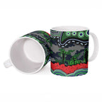 ANZAC Day Canberra Raiders Ceramic Mug Military Memorial Aboriginal Indigenous Art
