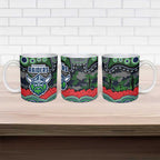 ANZAC Day Canberra Raiders Ceramic Mug Military Memorial Aboriginal Indigenous Art