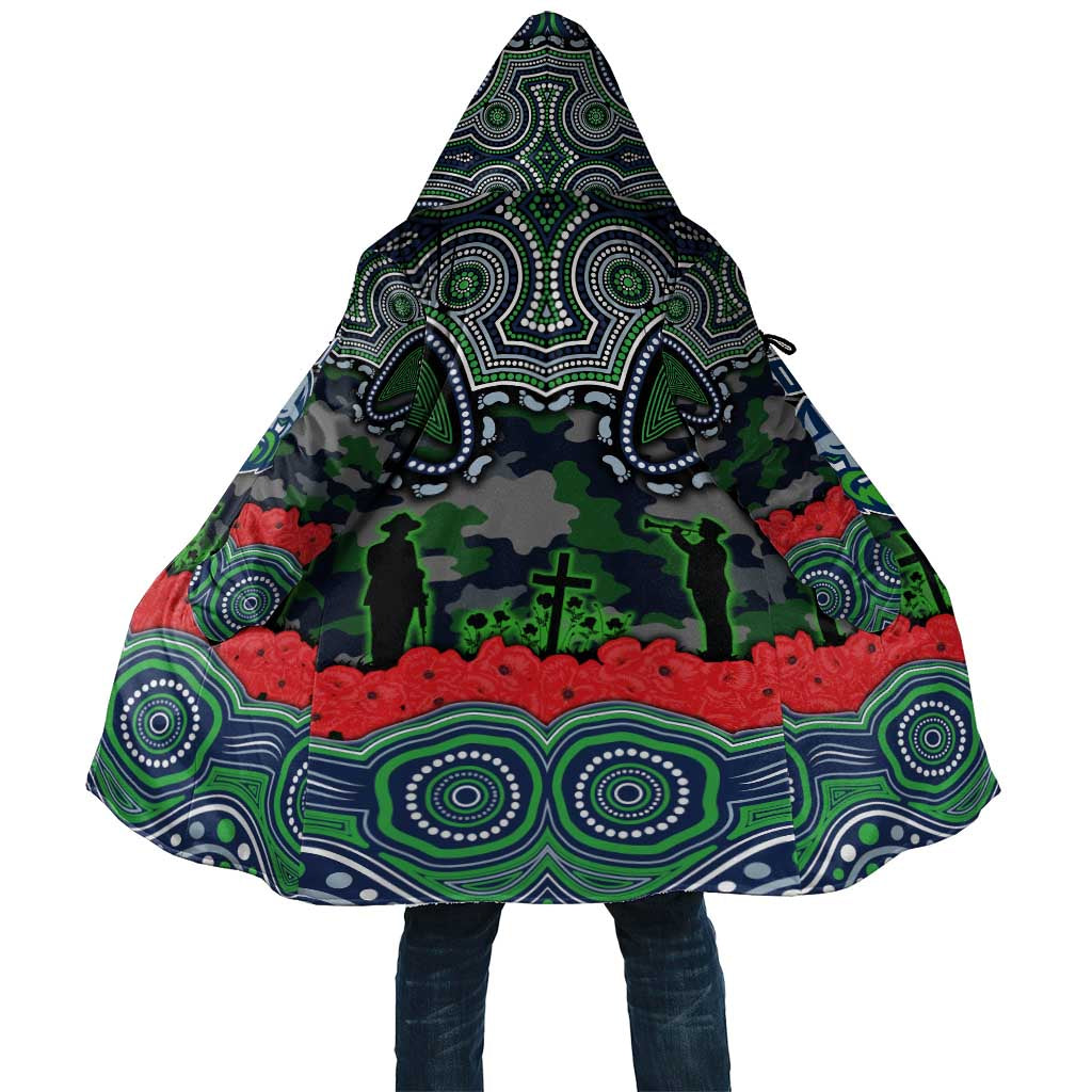 ANZAC Day Canberra Raiders Cloak Military Memorial Aboriginal Indigenous Art