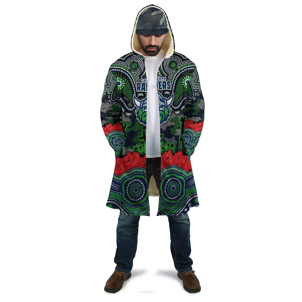 ANZAC Day Canberra Raiders Cloak Military Memorial Aboriginal Indigenous Art