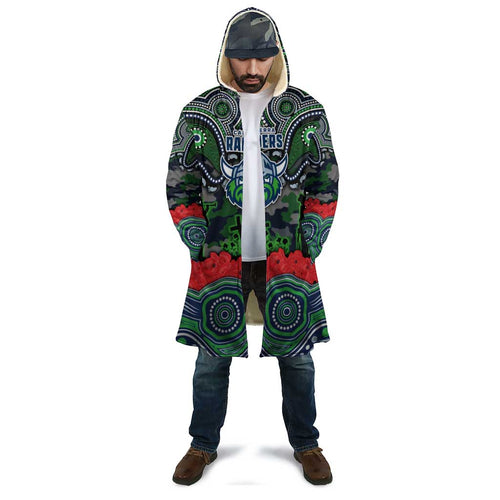 ANZAC Day Canberra Raiders Cloak Military Memorial Aboriginal Indigenous Art
