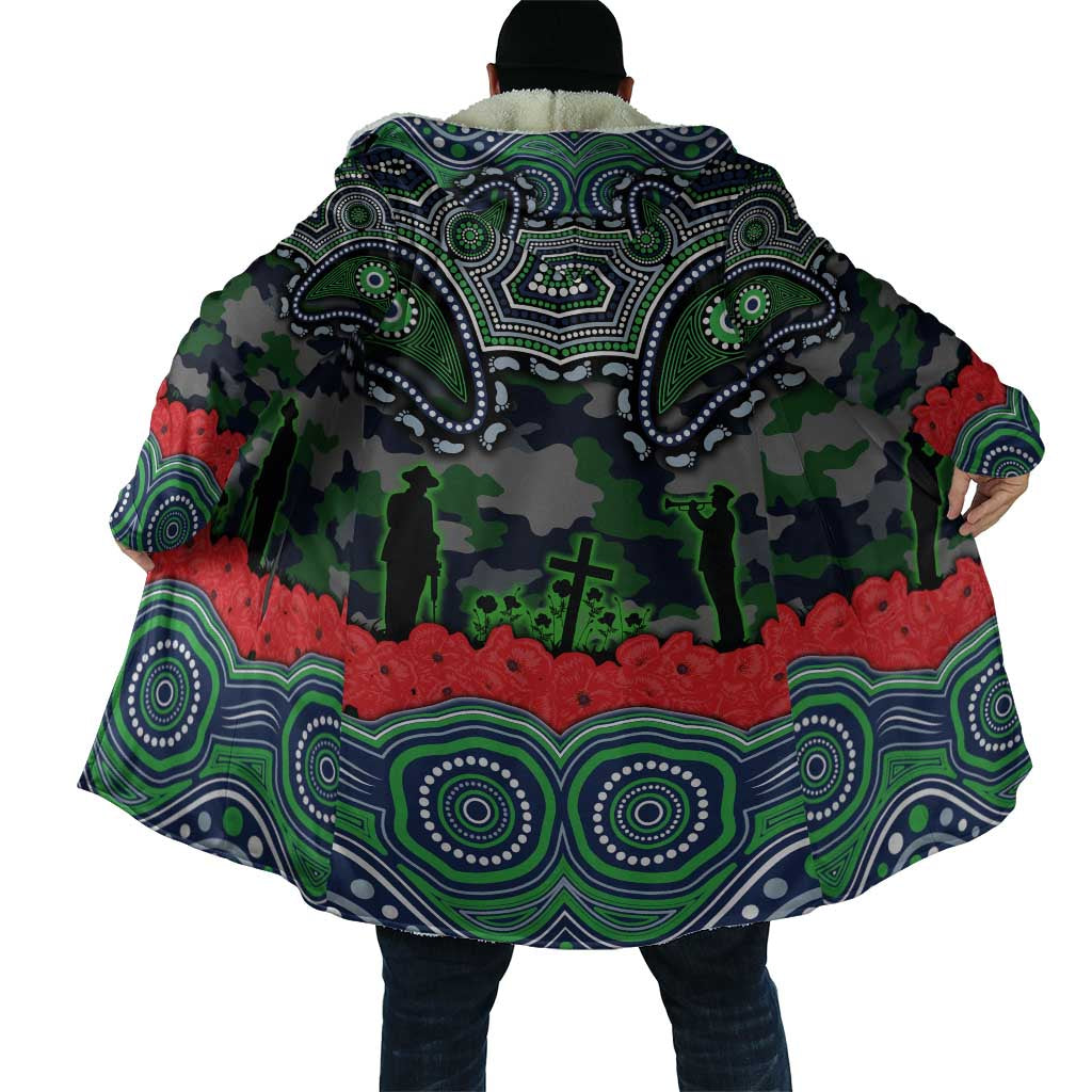 ANZAC Day Canberra Raiders Cloak Military Memorial Aboriginal Indigenous Art