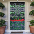 ANZAC Day Canberra Raiders Door Cover Military Memorial Aboriginal Indigenous Art