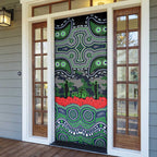 ANZAC Day Canberra Raiders Door Cover Military Memorial Aboriginal Indigenous Art