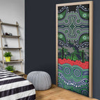 ANZAC Day Canberra Raiders Door Cover Military Memorial Aboriginal Indigenous Art