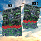 ANZAC Day Canberra Raiders Garden Flag Military Memorial Aboriginal Indigenous Art