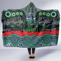 ANZAC Day Canberra Raiders Hooded Blanket Military Memorial Aboriginal Indigenous Art