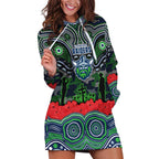 ANZAC Day Canberra Raiders Hoodie Dress Military Memorial Aboriginal Indigenous Art