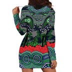 ANZAC Day Canberra Raiders Hoodie Dress Military Memorial Aboriginal Indigenous Art