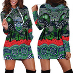 ANZAC Day Canberra Raiders Hoodie Dress Military Memorial Aboriginal Indigenous Art