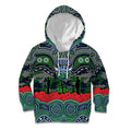 ANZAC Day Canberra Raiders Kid Hoodie Military Memorial Aboriginal Indigenous Art