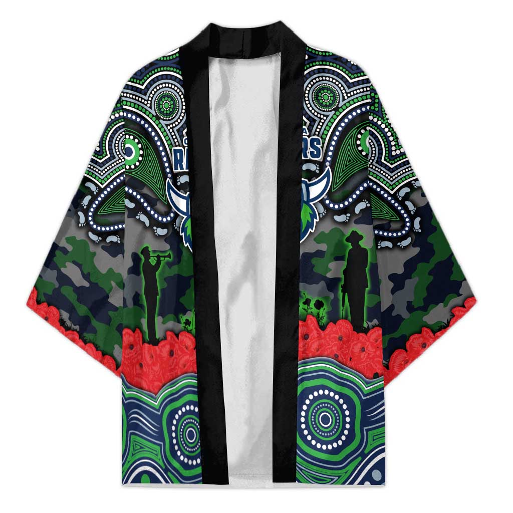 ANZAC Day Canberra Raiders Kimono Military Memorial Aboriginal Indigenous Art