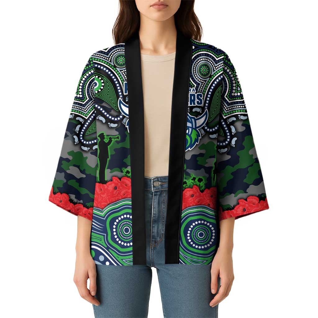 ANZAC Day Canberra Raiders Kimono Military Memorial Aboriginal Indigenous Art