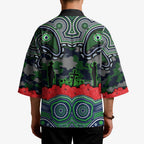 ANZAC Day Canberra Raiders Kimono Military Memorial Aboriginal Indigenous Art