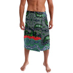 ANZAC Day Canberra Raiders Lavalava Military Memorial Aboriginal Indigenous Art