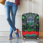 ANZAC Day Canberra Raiders Luggage Cover Military Memorial Aboriginal Indigenous Art
