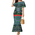 ANZAC Day Canberra Raiders Mermaid Dress Military Memorial Aboriginal Indigenous Art