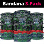 ANZAC Day Canberra Raiders Neck Gaiter Military Memorial Aboriginal Indigenous Art
