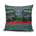 ANZAC Day Canberra Raiders Pillow Cover Military Memorial Aboriginal Indigenous Art