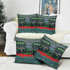 ANZAC Day Canberra Raiders Pillow Cover Military Memorial Aboriginal Indigenous Art
