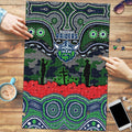 ANZAC Day Canberra Raiders Puzzle Military Memorial Aboriginal Indigenous Art