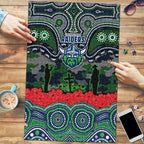 ANZAC Day Canberra Raiders Puzzle Military Memorial Aboriginal Indigenous Art