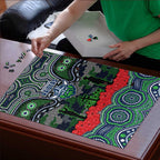 ANZAC Day Canberra Raiders Puzzle Military Memorial Aboriginal Indigenous Art