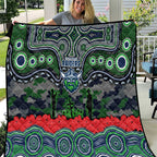 ANZAC Day Canberra Raiders Quilt Military Memorial Aboriginal Indigenous Art