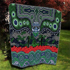ANZAC Day Canberra Raiders Quilt Military Memorial Aboriginal Indigenous Art
