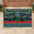 ANZAC Day Canberra Raiders Rubber Doormat Military Memorial Aboriginal Indigenous Art
